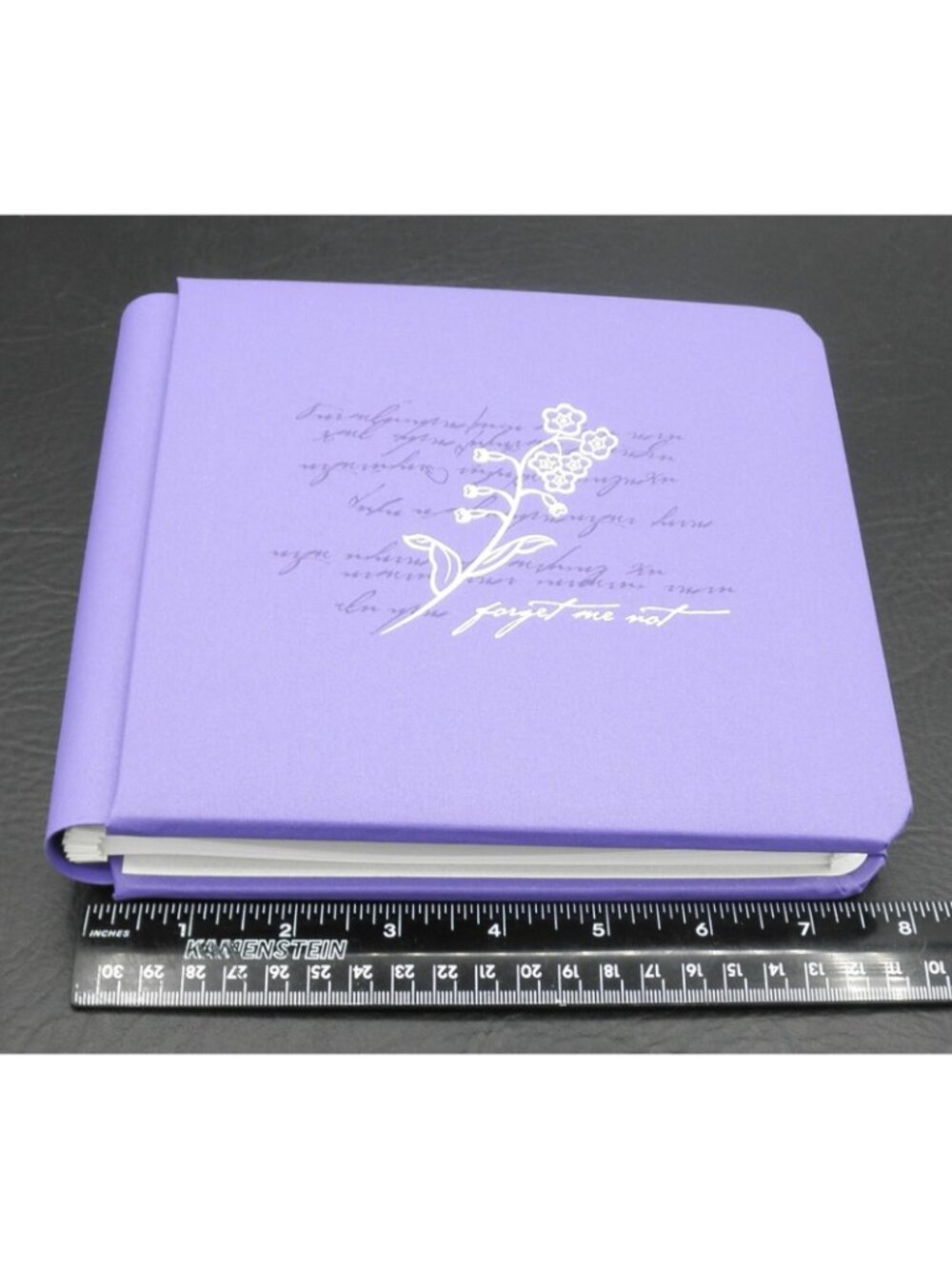 Creative Memories TRIUMPH ALBUMS-Purple Covers HEART and FORGET ME NOT Set of 2 - Picture 5 of 12